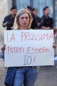 La prossima potrei essere io. Flashmob No femminicidio