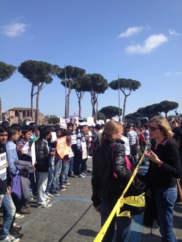 #Giulemanidaiminori - Al presidio dei minori stranieri non accompagnati