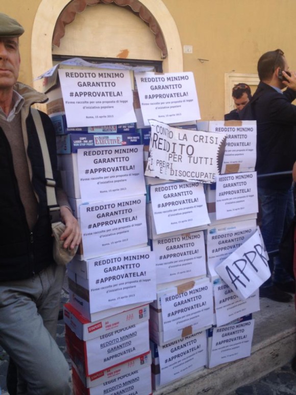 Reddito minimo garantito per tutte e tutti